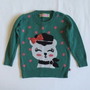 sophie and sam cotton knit polka dot sweater 12 months baby girl